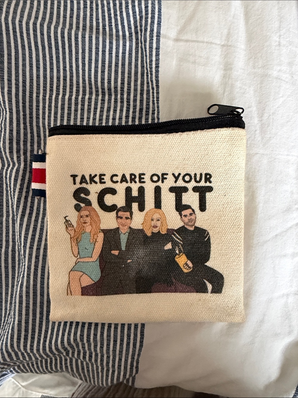 Schitts creek zippered pouch